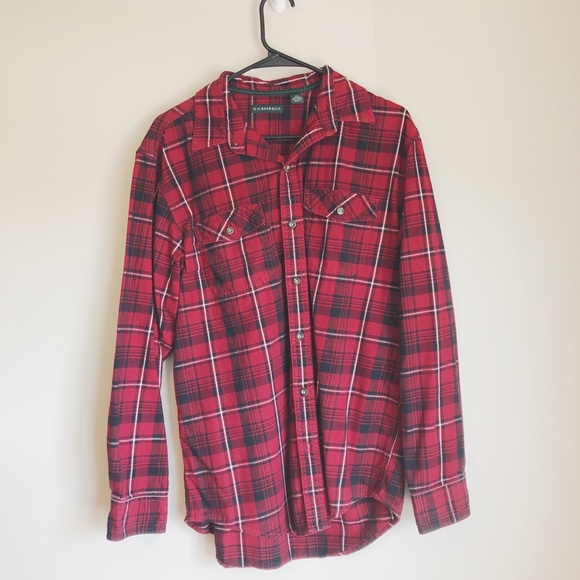 G.H. Bass red flannel - Picture 1 of 2